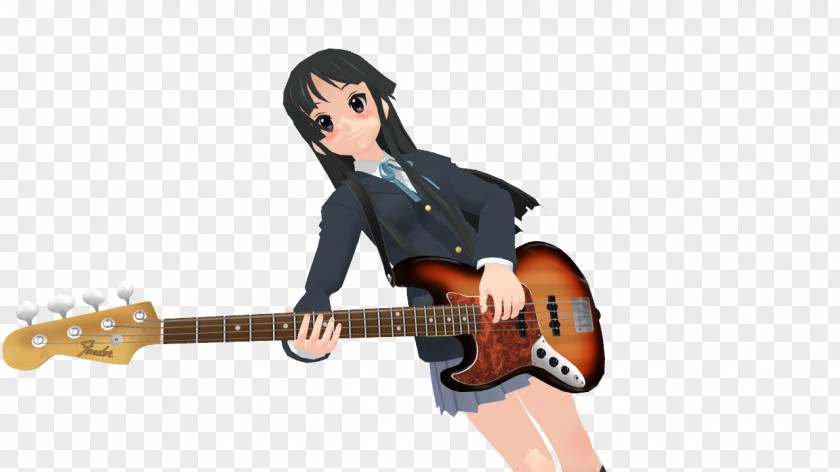 Acoustic Guitar Bass Mio Akiyama Electric PNG