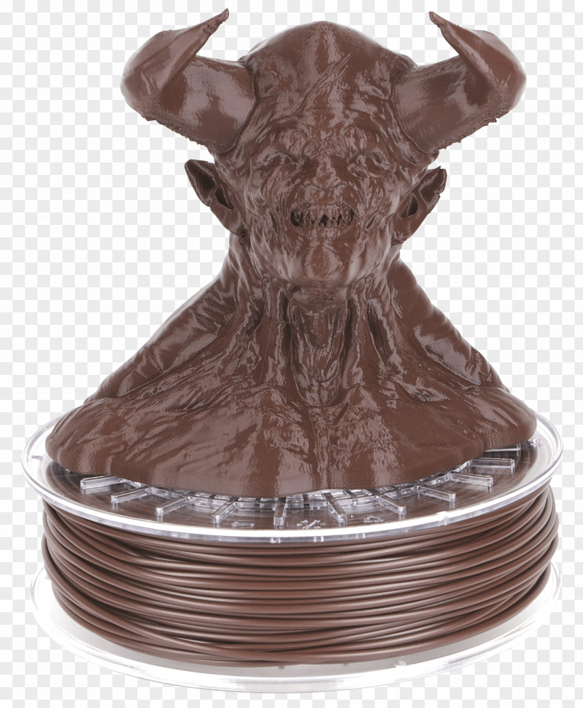 Brown Polylactic Acid 3D Printing Filament Chocolate ColorFabb PNG