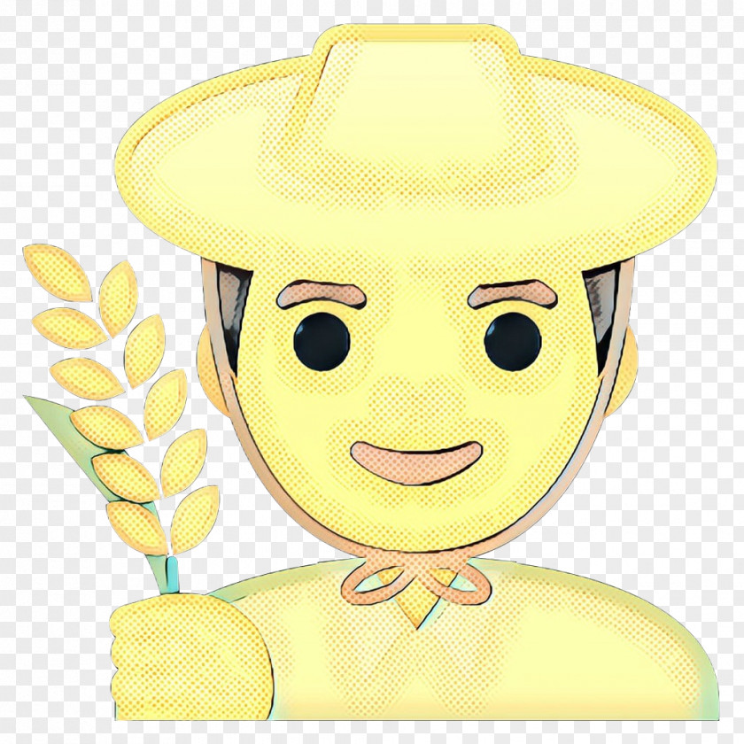 Costume Accessory Happy Yellow Facial Expression Cartoon Hat Smile PNG