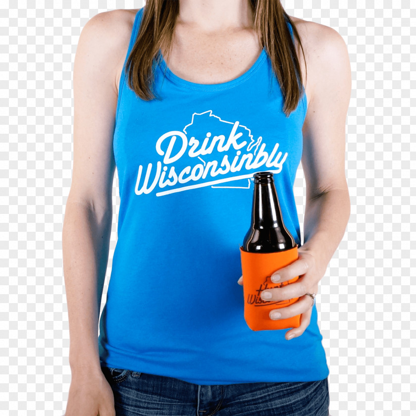 Drink Woman T-shirt Gilets Sleeveless Shirt PNG