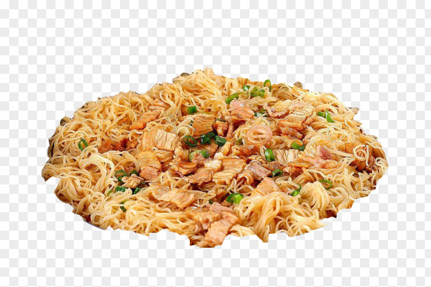 Lean Meat Fried Rice Line Chinese Noodles Pasta Thai Cuisine PNG