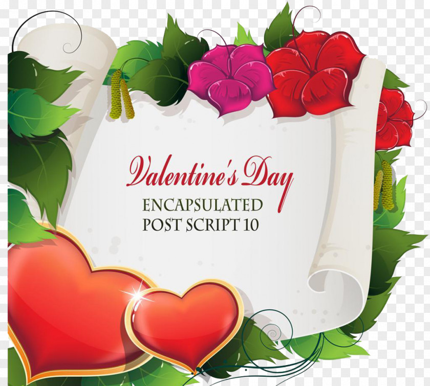 Love Flowers Decorative Card Parchment Flower Photography Royalty-free Illustration PNG