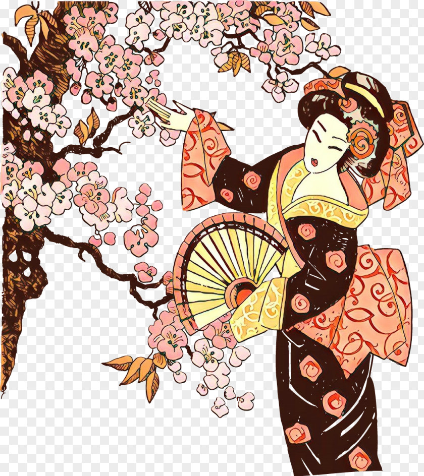Plant Costume Cherry Blossom PNG