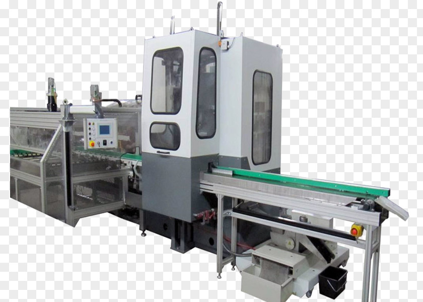 Steel Cutting Machine Tool Automation PNG