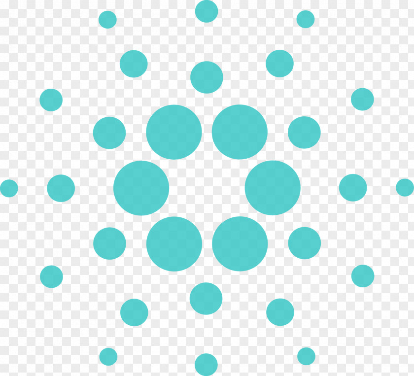 Twenty-four Cardano Cryptocurrency Blockchain Logo PNG