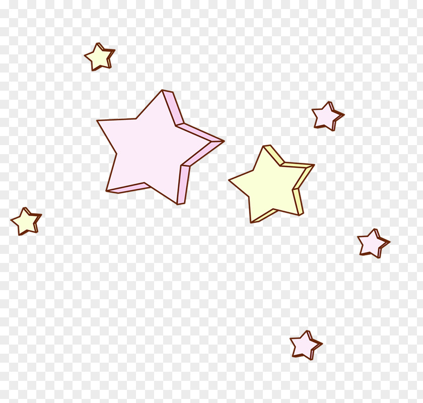 Cartoon Star Decoration Pattern Computer Software RGB Color Model PNG