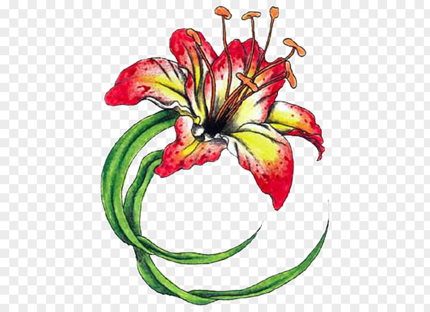 Flower Tattoo Floral Design Clip Art PNG