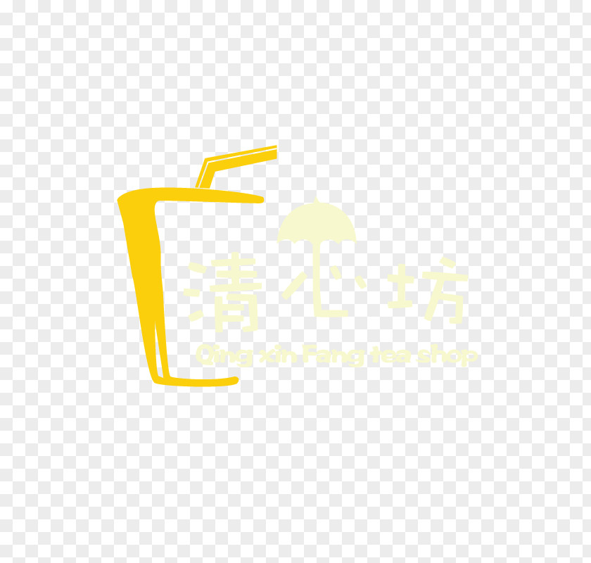 Square Qingxin Tea Logo Area Pattern PNG
