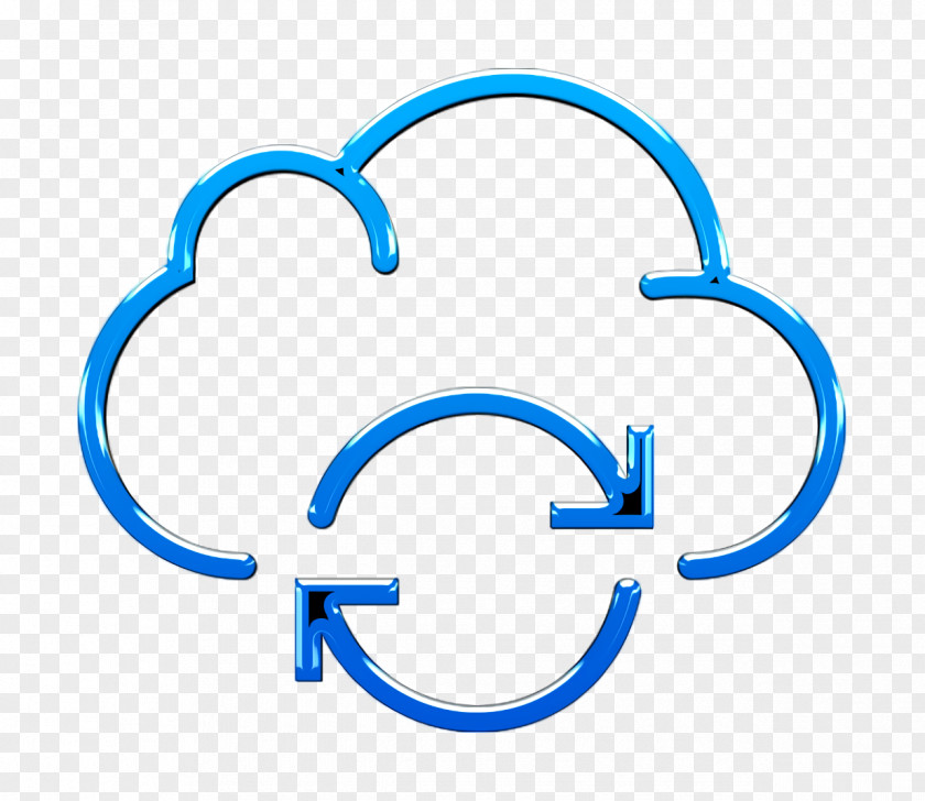 Data Icon Cloud Computing Interaction Set PNG