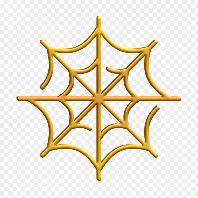 Logo Symbol Cobweb Icon Creepy Halloween PNG