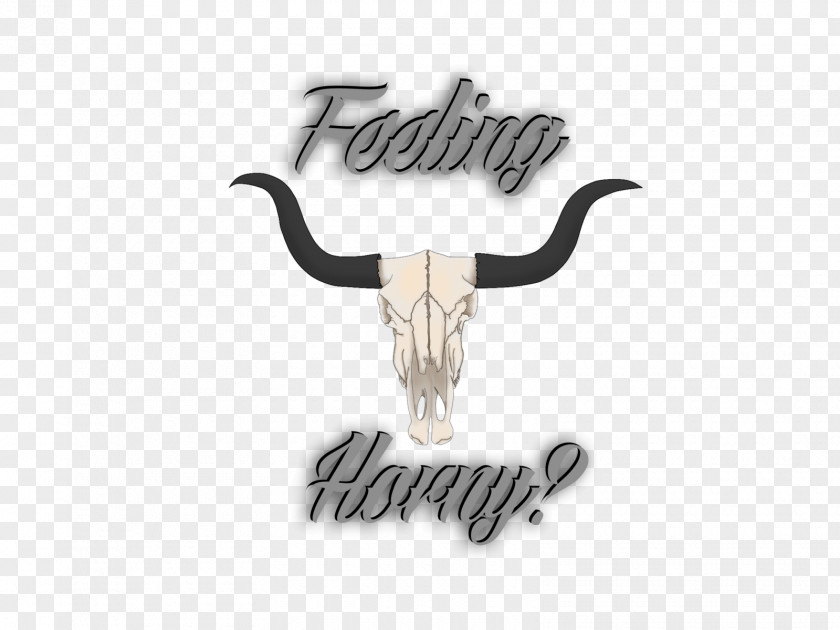 Bull Skull Cattle Logo Antler Brand Font PNG