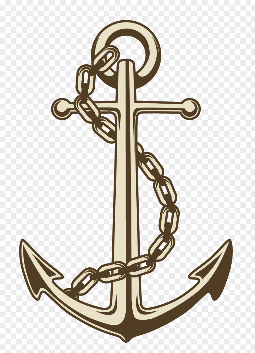 Vector Painted Anchor Chains Royalty-free Clip Art PNG