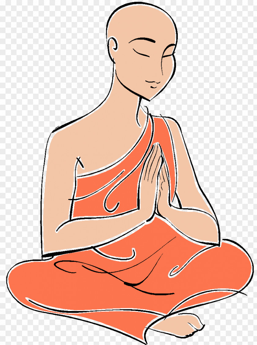 Zen Meditation Outline Buddhism Bhikkhu Mahayana Buddhist Hinayana PNG