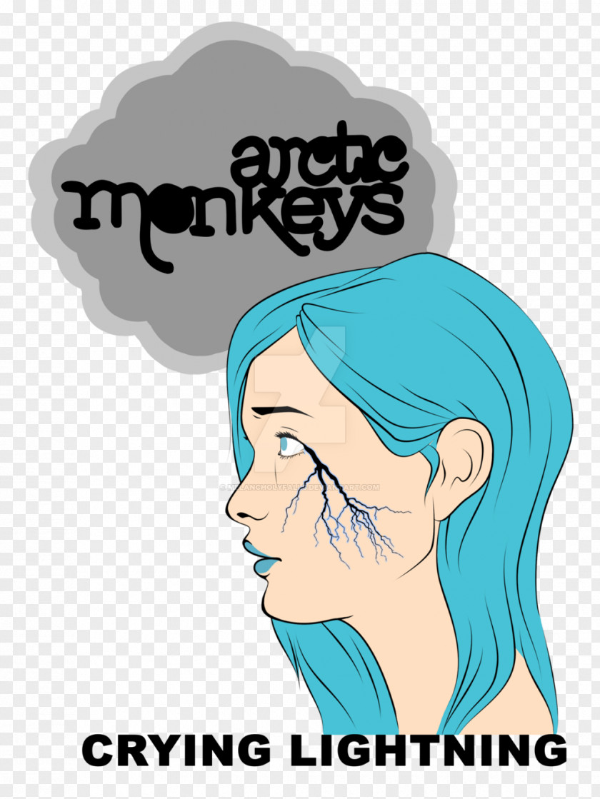 Arctic Monkeys Crying Lightning Humbug Song Art PNG
