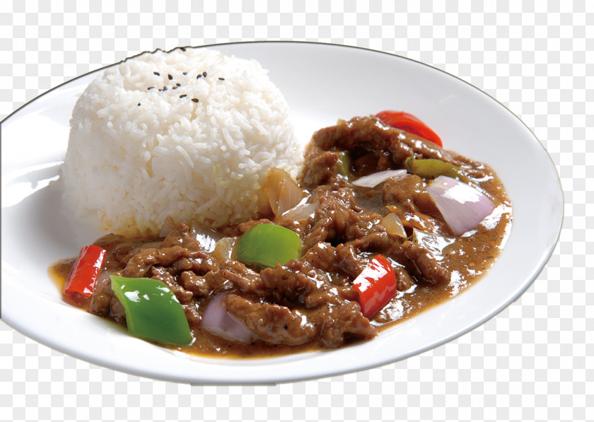 Black Pepper Beef Beefsteak Minced Pork Rice Bell Fried Chicken Nugget PNG