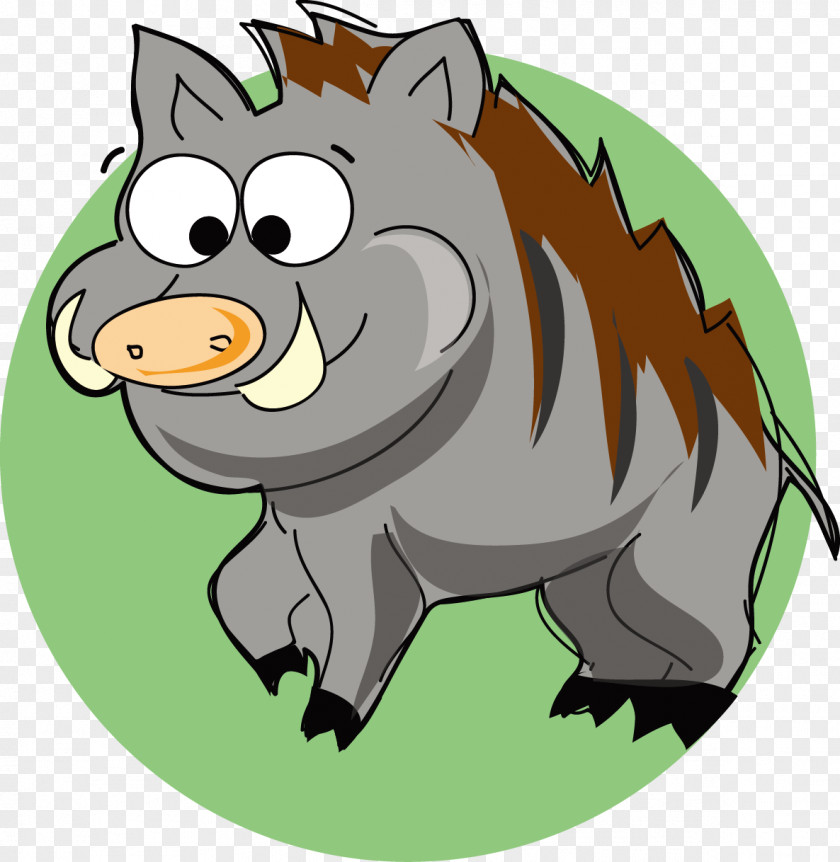 Boar Vector Wild Euclidean Clip Art PNG