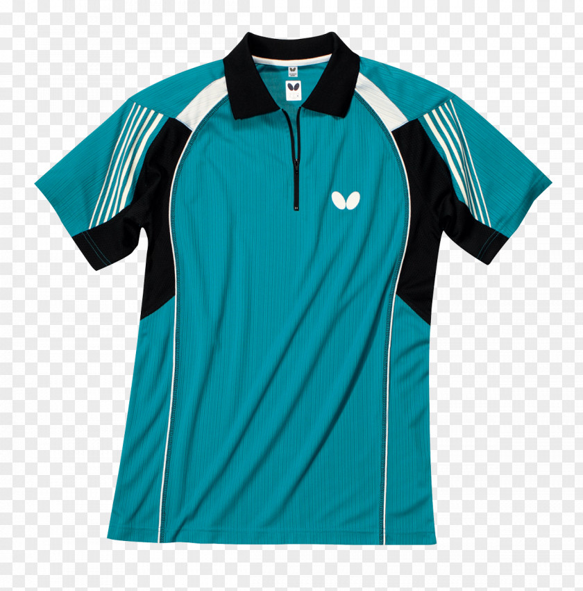 Butterfly Blue T-shirt Polo Shirt Ping Pong Clothing PNG