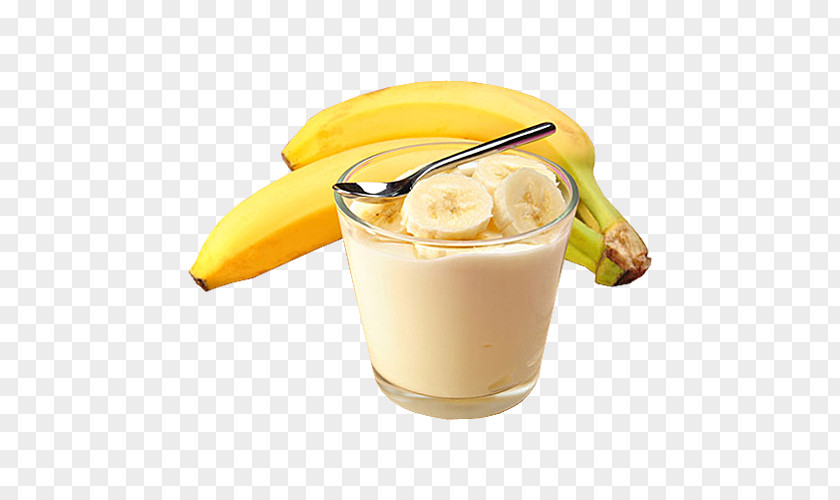 Banana Cream Milkshake Flavor Juice Health Shake PNG