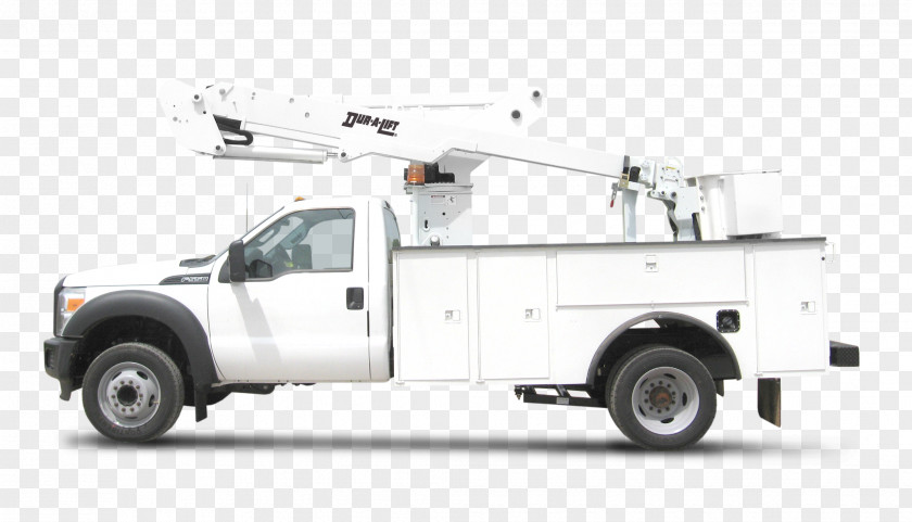 Car Ford F-550 Tow Truck Aerial Work Platform PNG