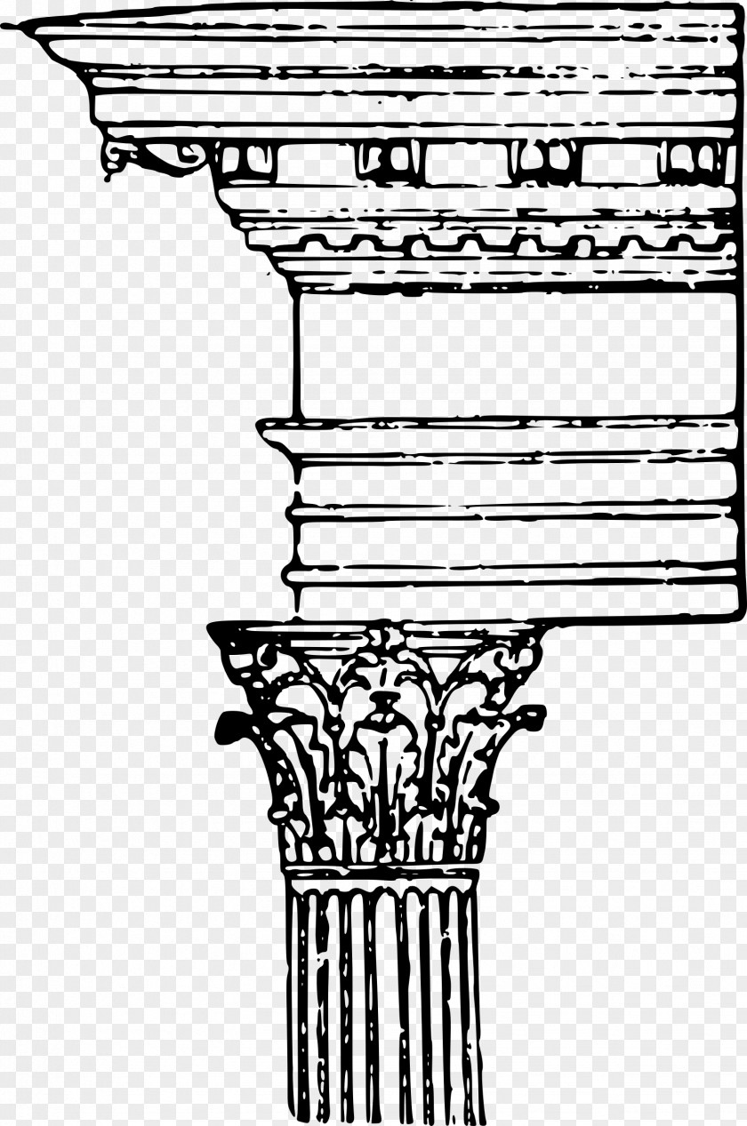 Column Corinthian Order Capital Architecture Classical PNG