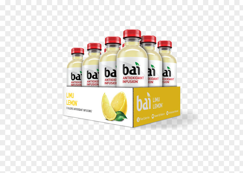 Flavored Mineral Water Bai Brands Carbonated Drink Antioxidant Infusion Beverage Bottle PNG
