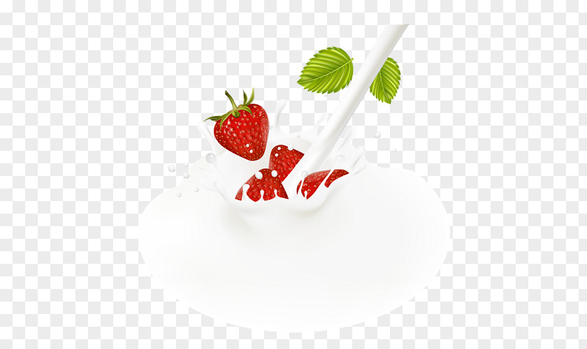 Fruit And Milk Encounter Juice Strawberry PNG