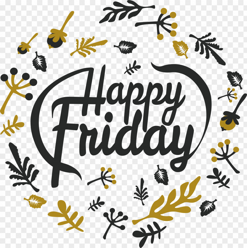 Happy Friday Poster Download PNG