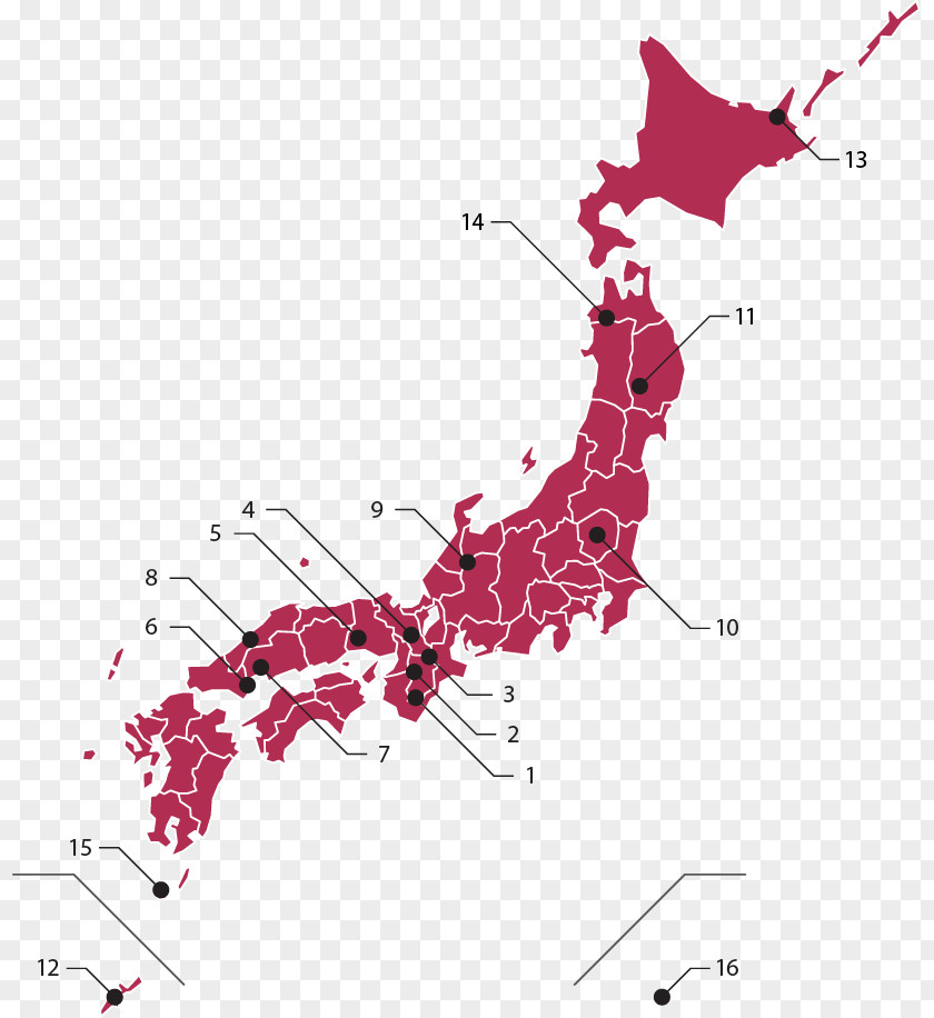 Nara Japan Prefectures Of Vector Map PNG