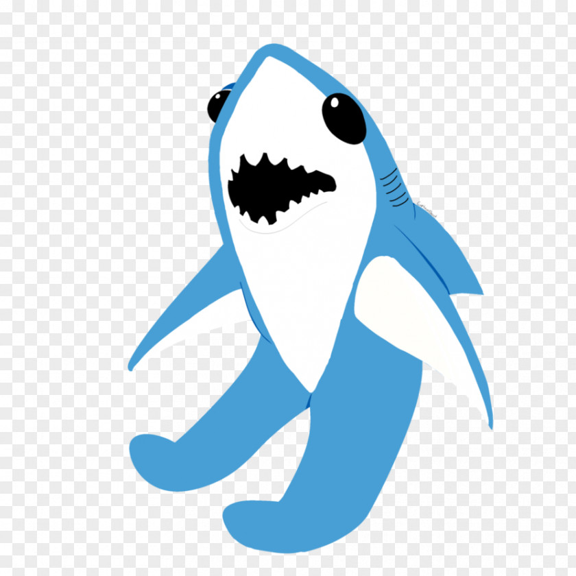 Shark Dolphin Character Clip Art PNG