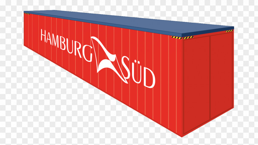 Ship Shipping Container Intermodal Hamburg Süd Cargo PNG