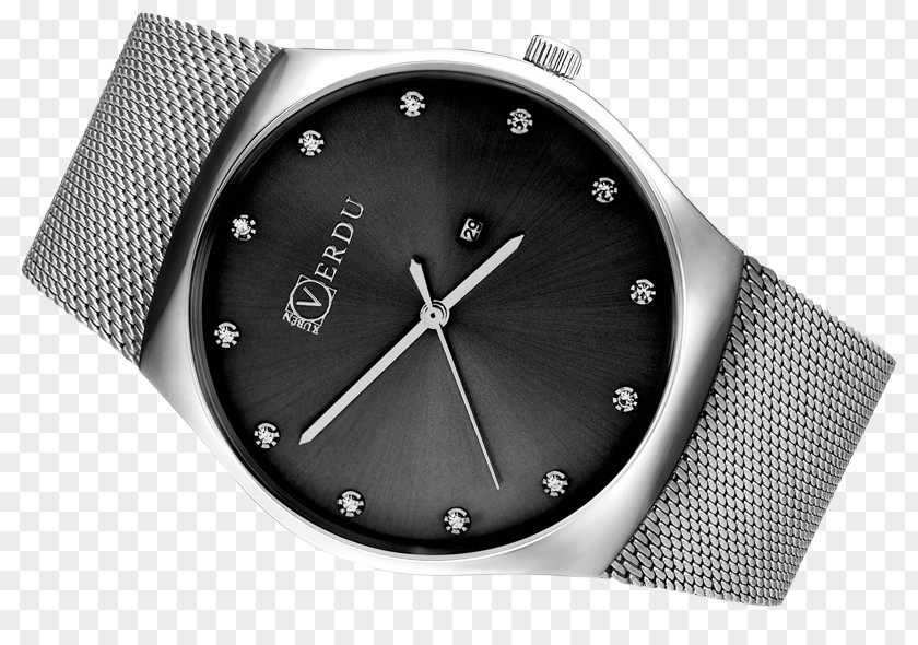Watch Product Design Steel Strap PNG