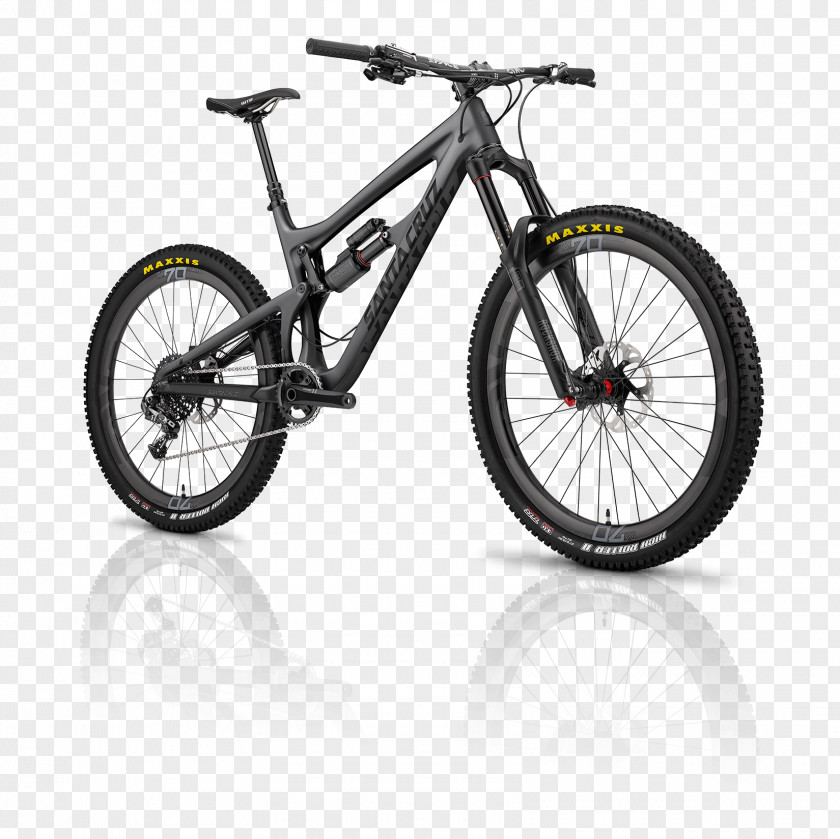 Bicycle Santa Cruz Bicycles Mountain Bike Carbon DVO Emerald Suspension Fork PNG