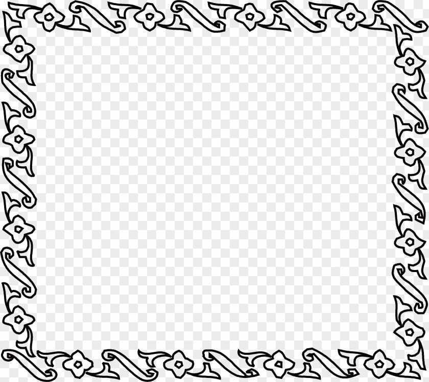 Cartoon Game Black Frame And White PNG