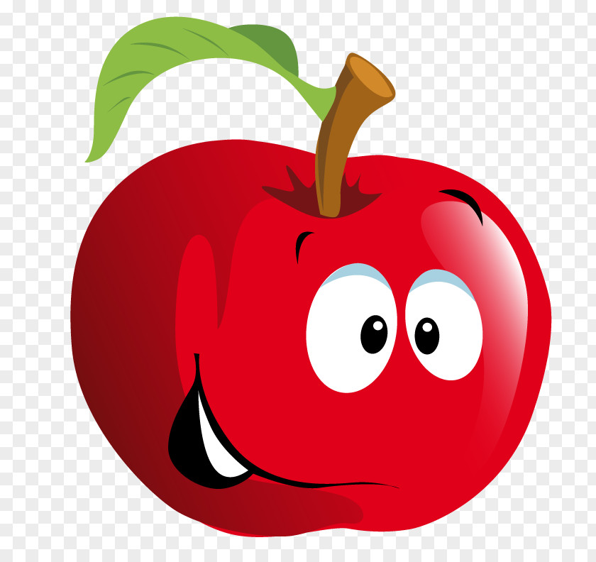 Cartoon Red Apples Apple T-shirt Fruit PNG