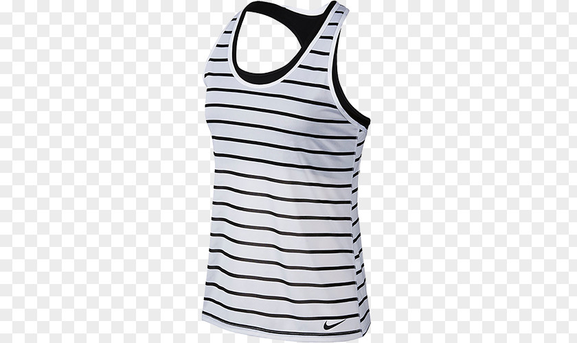 White Tank Top Sleeveless Shirt T-shirt Nike PNG