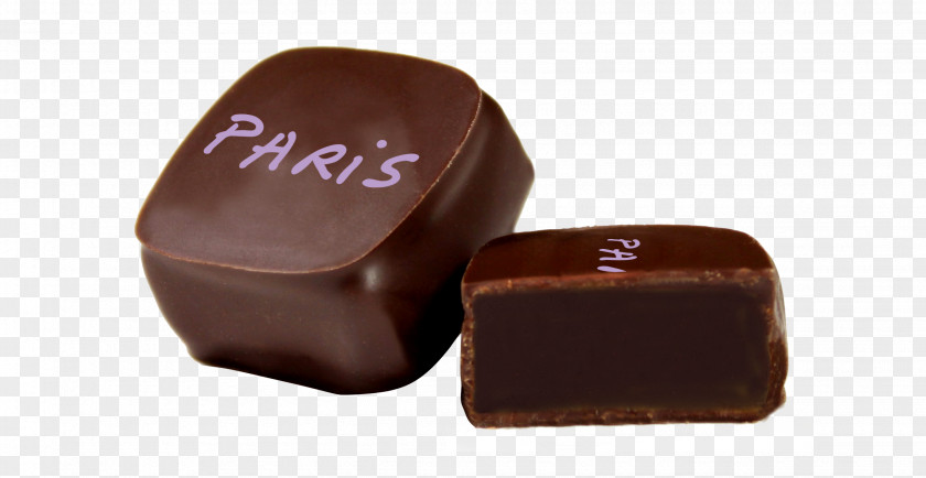 Dark Chocolate Dominostein Truffle Praline Bonbon PNG