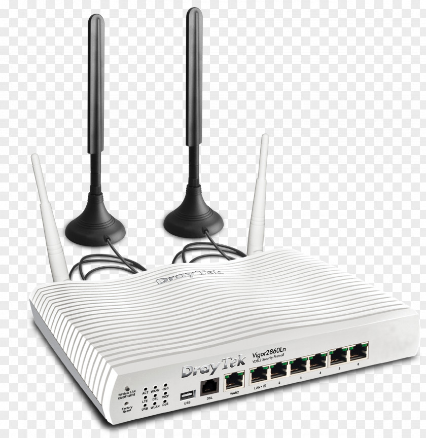 Draytek Vigor2912 Series Dual-WAN Security Router 2912 DrayTek DSL Modem Digital Subscriber Line PNG