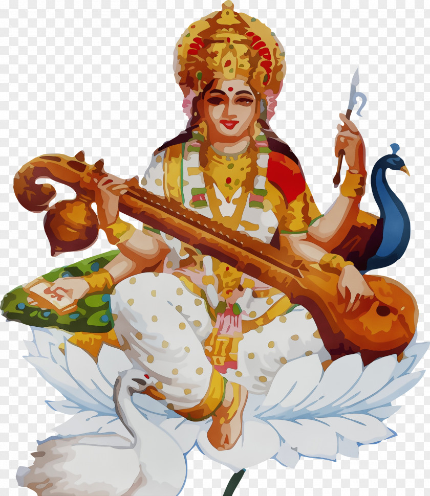 Veena Saraswati Indian Musical Instruments Rudra Instrument PNG