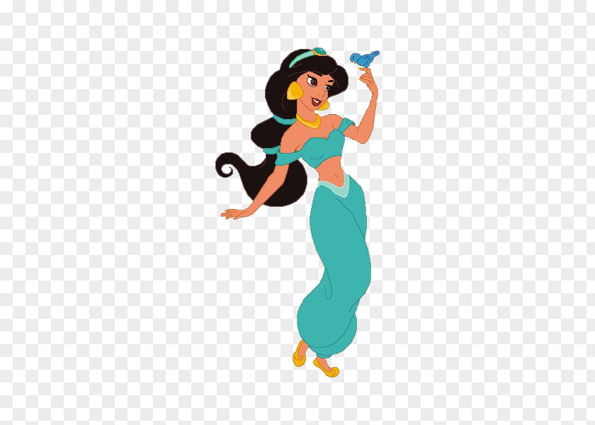 Jasmine Clipart Princess Aladdin Genie Clip Art Disney PNG