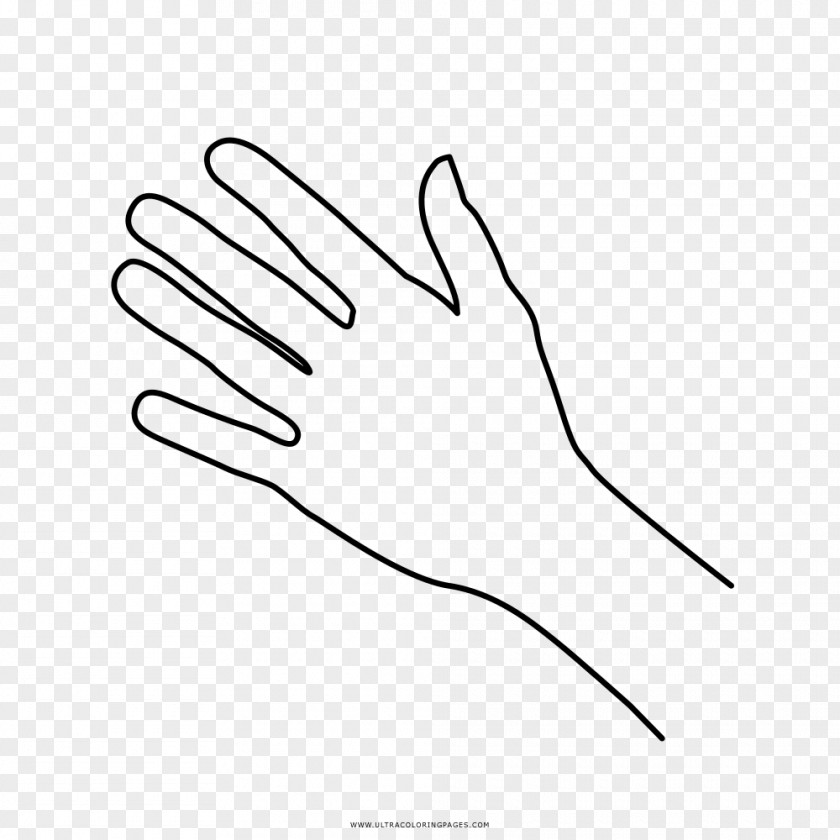 Line Thumb Point White Clip Art PNG