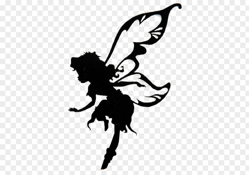 Silhouette Clip Art Image Fairy Vector Graphics PNG