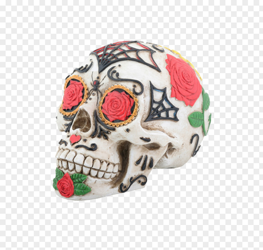 Skull Calavera Day Of The Dead Death Red PNG
