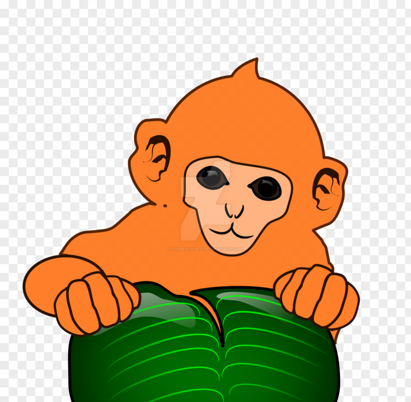 Deviantart Monkey Mammal Human Behavior Thumb Clip Art PNG