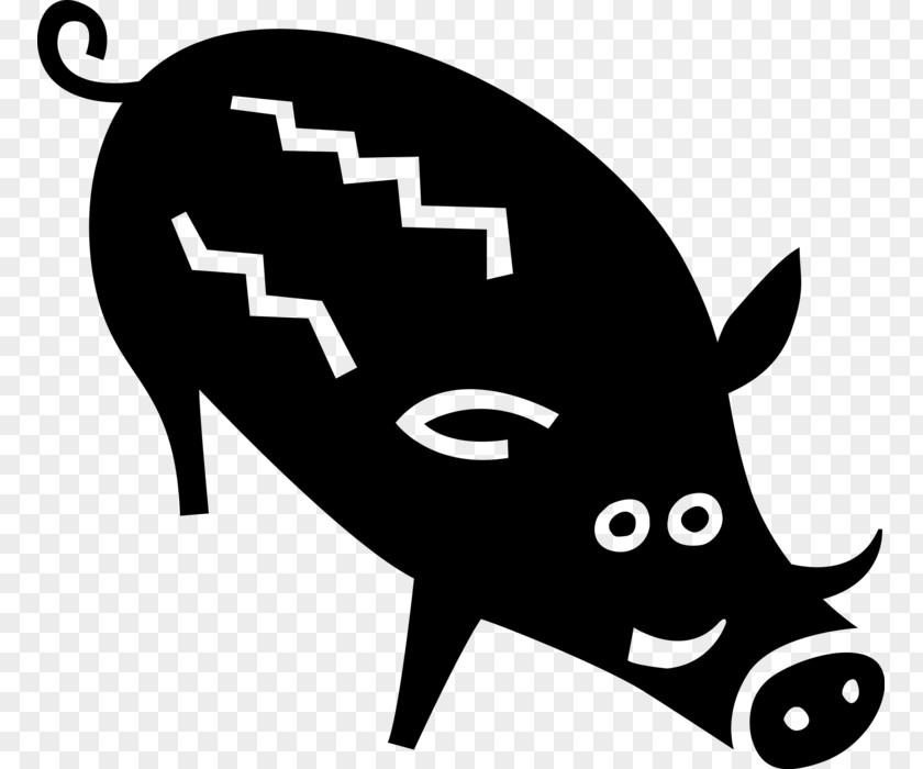 Hog Silhouette Wild Pig Clip Art Boar Vector Graphics Illustration Image PNG