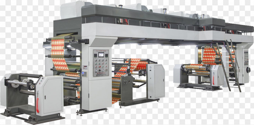 Machine Paper Lamination Printing Rotogravure PNG
