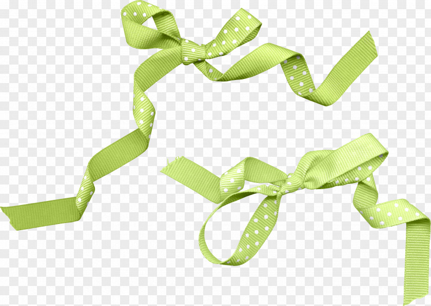 Ribbon Green Paper PNG