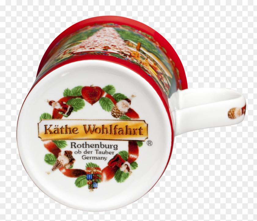 Mug Käthe Wohlfahrt Porcelain Christmas Village Kop Ornament PNG