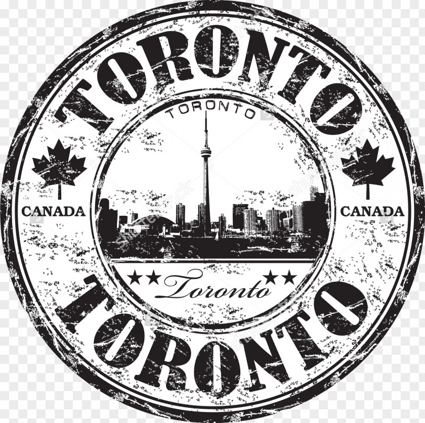 Toronto Sticker Wall Decal Postage Stamps PNG