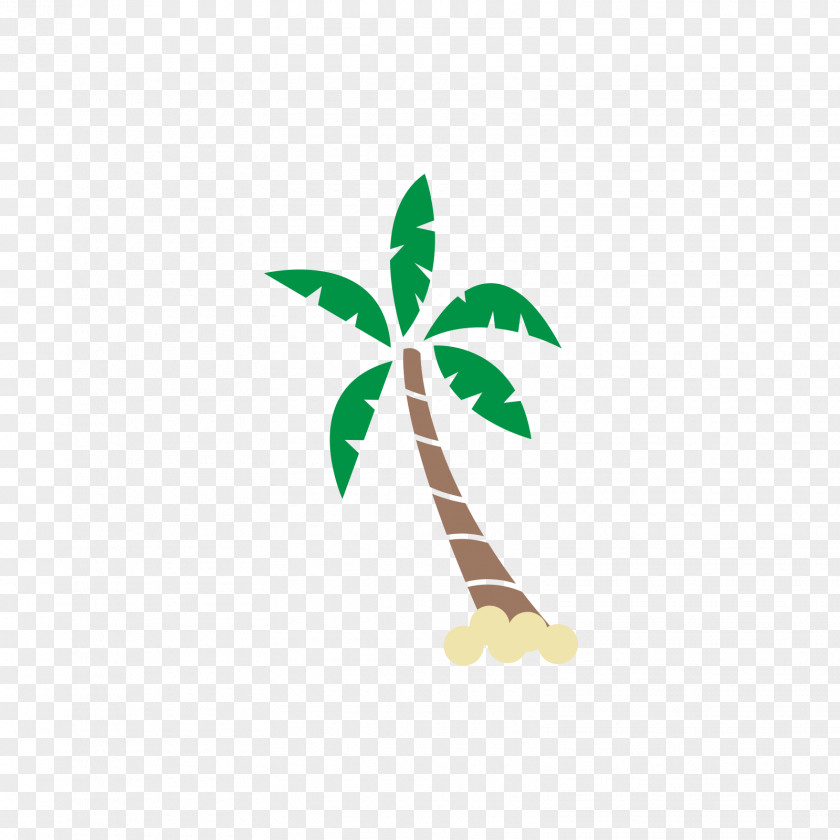 Vector Coconut Tree Euclidean PNG