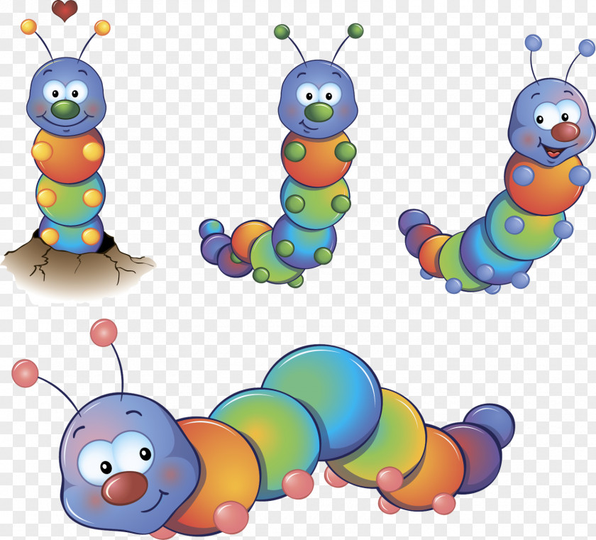 Caterpillar The Very Hungry Butterfly Insect Clip Art PNG